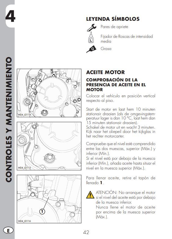 manual de taller y despieces de recambio original para motos beta